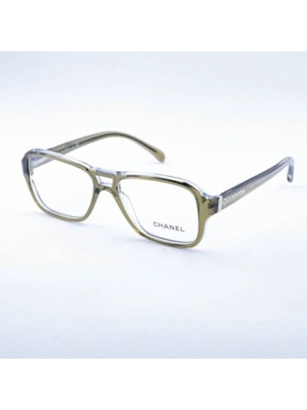 Chanel Green #3210 Aviator Glasses Frames - Full Set, **New In Box***